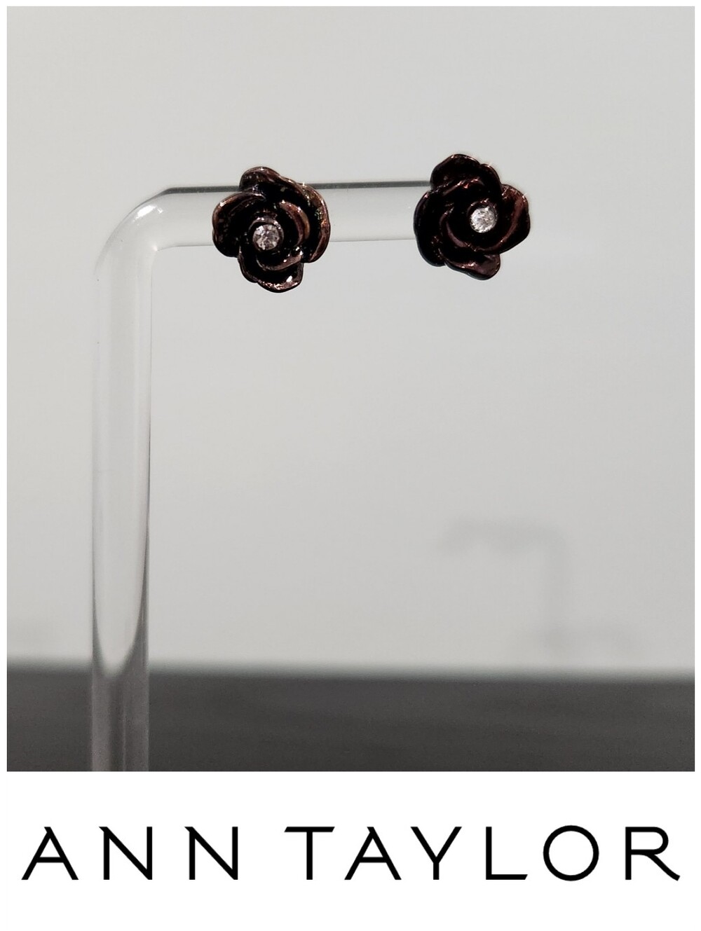 Bronze Rose Studs